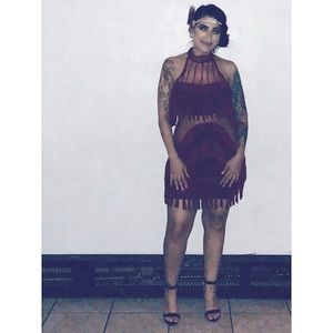 Fashionnova flapper style dress size medium